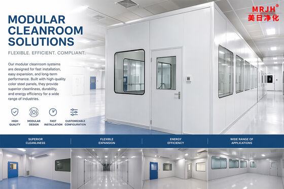 Op maat gemaakte modulaire cleanroom werkstation met HEPA ventilatorfilter eenheden en ISO5~ISO9 conformiteit