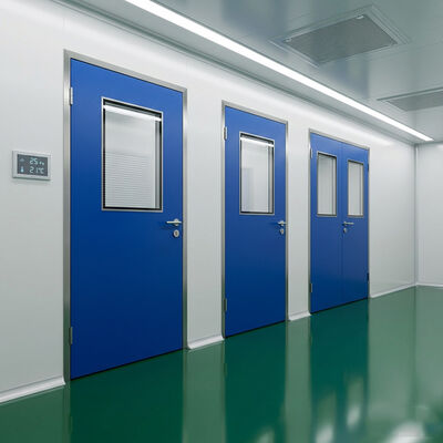Brandvrije stalen deur met chemisch bestand coating en laagprofiel ontwerp. CE & UL-gecertificeerd.