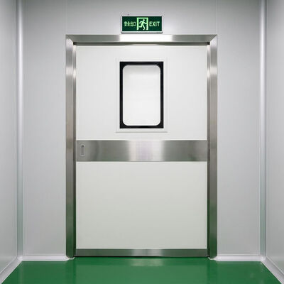 Industriële automatische stalen schuifdeur met een draagvermogen van 1500 kg IP65, weerbestendig en conform ISO 14644