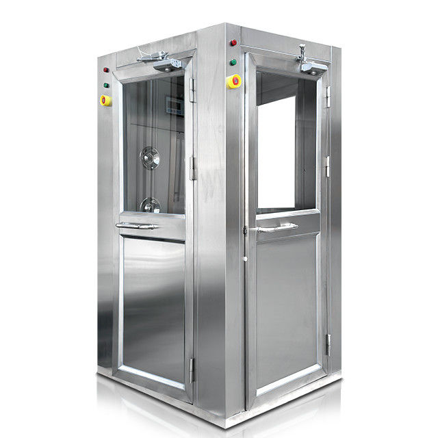 Gepersonaliseerde drie-deurs roestvrij staal lucht douche cleanroom lucht douche leverancier lucht douche cleanroom