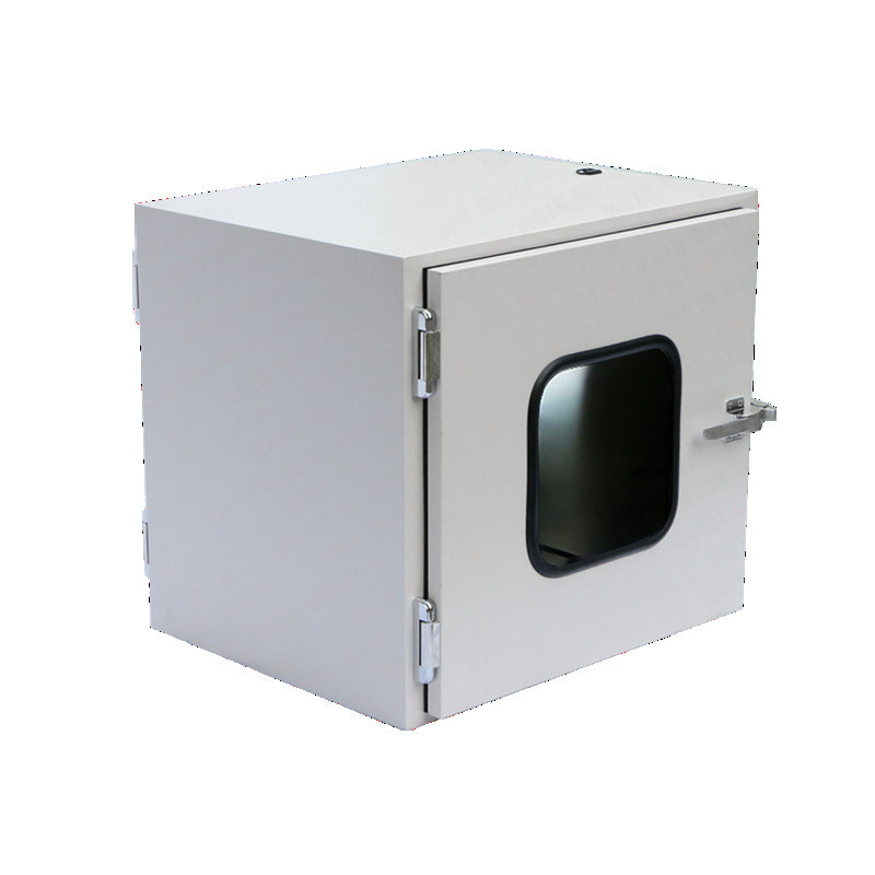 Gepersonaliseerde Lab Static Clean Room Pass Box met interne boogbehandeling en naadloze verbinding