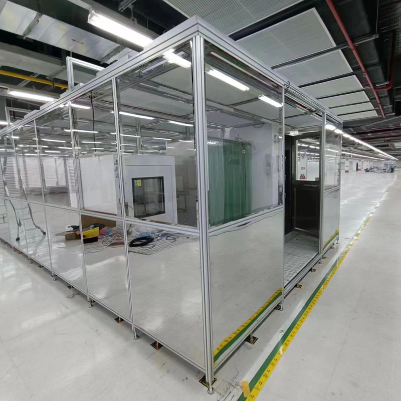 Aanpasbare modulaire cleanroom met ISO5-ISO9-conformiteit voor ziekenhuistoepassingen
