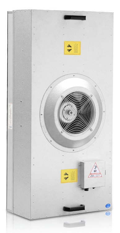 Veilig ruimtebesparend laagdrukdruppel Precieze luchtstroomcontrole Hepa ventilatorfilterunit voor schone ruimte