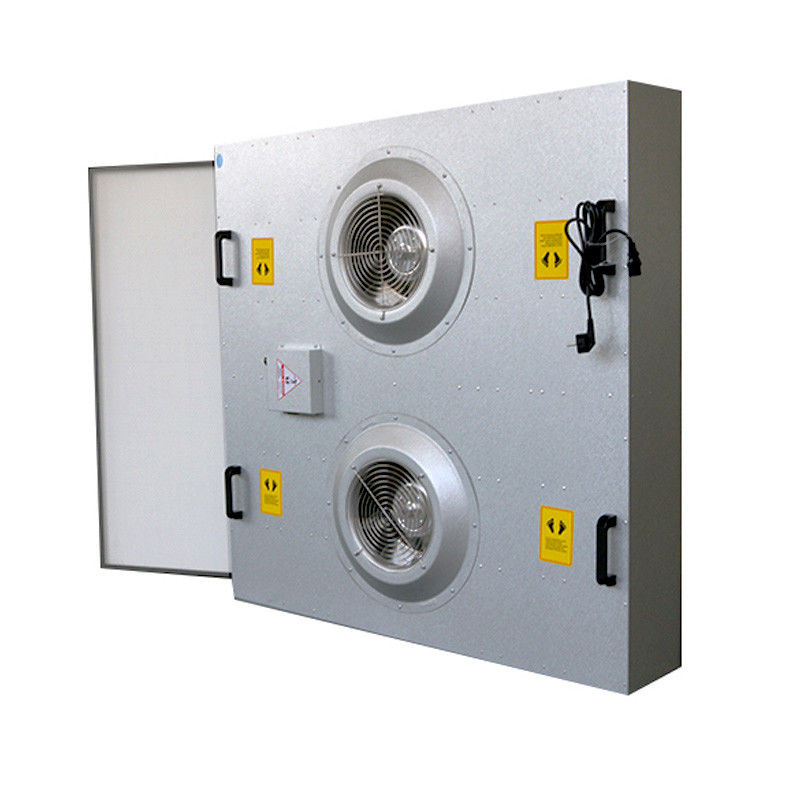 EG Dual DC Motor FFU Fan Filter Unit voor H13 HEPA luchtzuivering voor ISO Cleanrooms