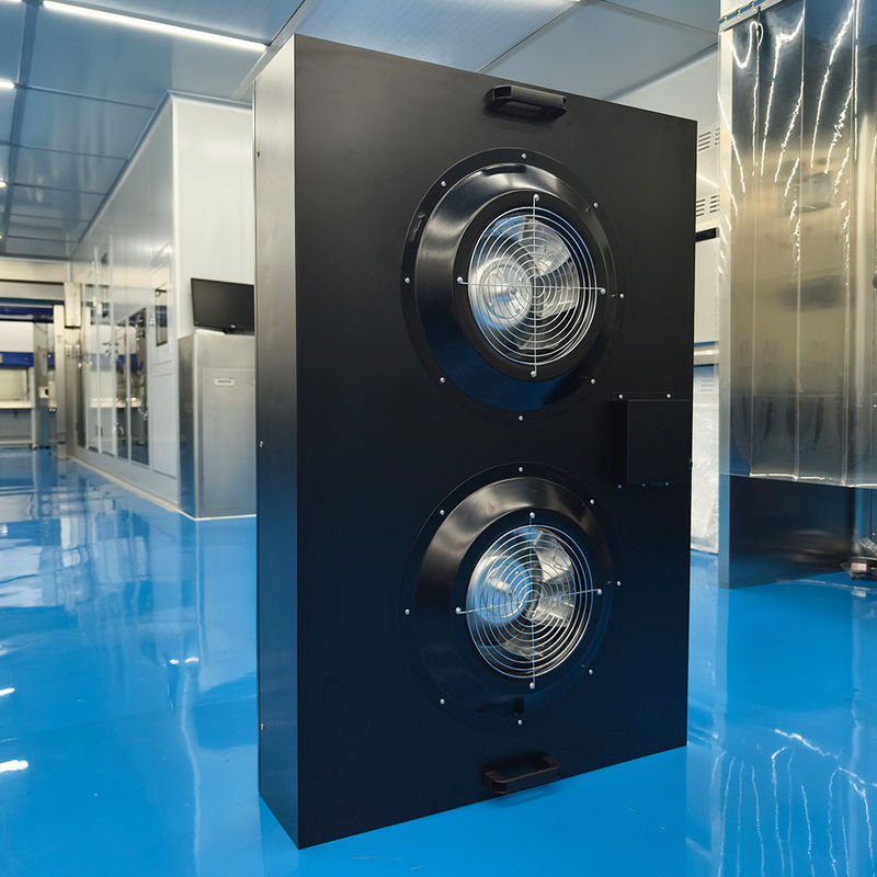 Koud plaat verf FFU Filters Low Noise Air Reductie Verontreinigende Zwart Voor Clean Room
