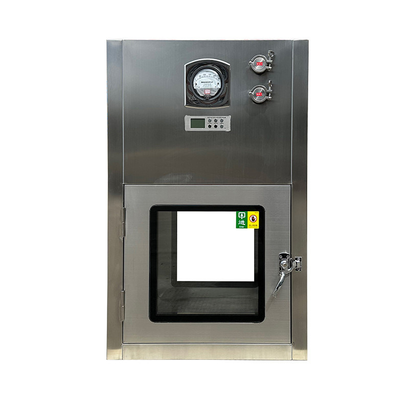 GMP-gecertificeerde 304 roestvrijstalen laminaire stroompasdoos 1200x1070x1600 mm voor farmaceutische cleanrooms