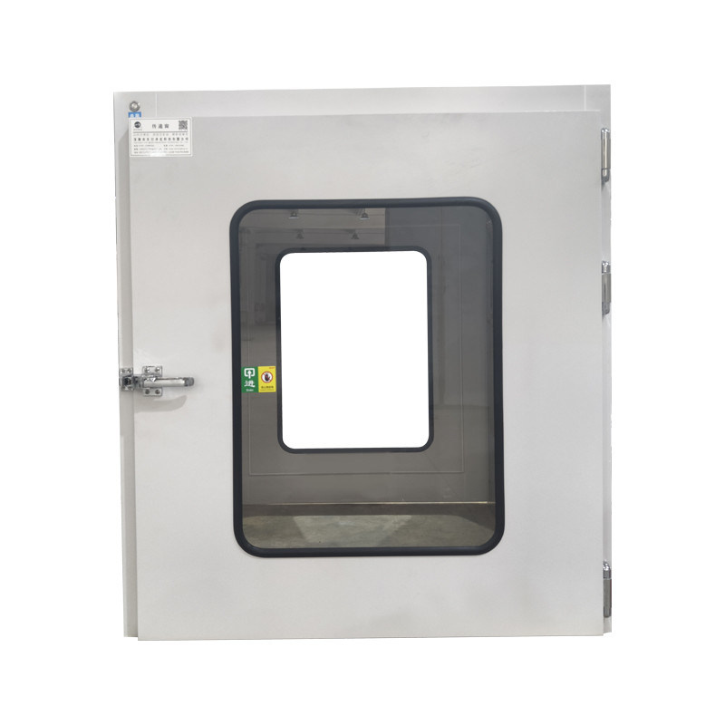 GMP-gecertificeerde 304 roestvrij staal anti-corrosie vloer pass box voor farmaceutische en elektronische cleanrooms