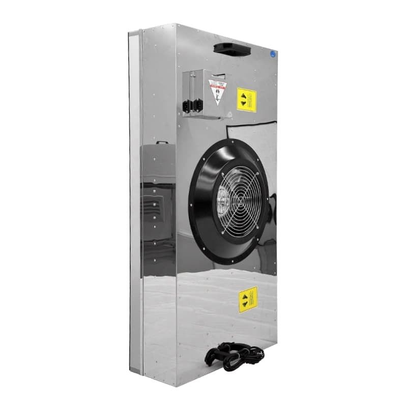 BFU Bottom-Access ventilator filter unit. Extra-groot HEPA luchtstroom systeem voor ISO 5-9 cleanrooms. Ultra-lage trillingen.