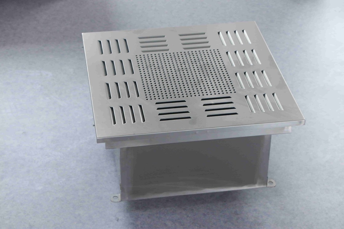 450×450×480 mm vloeistofbak HEPA-luchtuitlaat met corrosiebestendige constructie en gereedschapsloze installatie voor ventilatie in cleanrooms