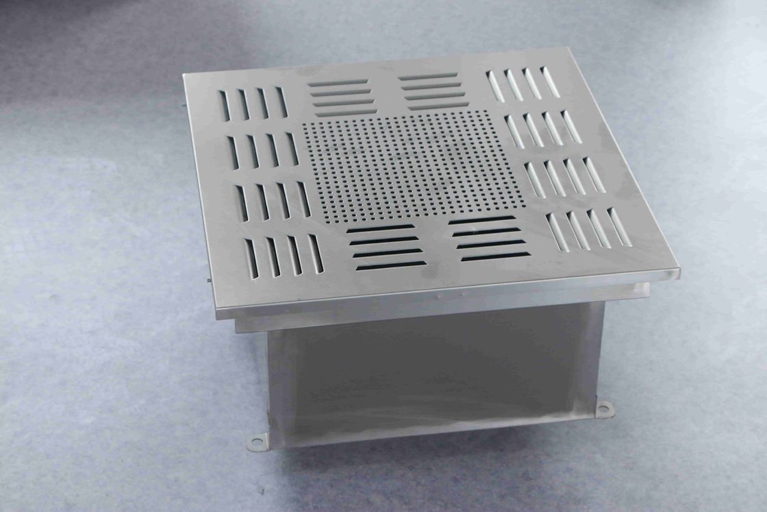 Liquid Trough HEPA Air Outlet 450×450×480 - Verzegelde ventilatie in de schoonruimte voor farmaceutische/laboratoriale toepassingen