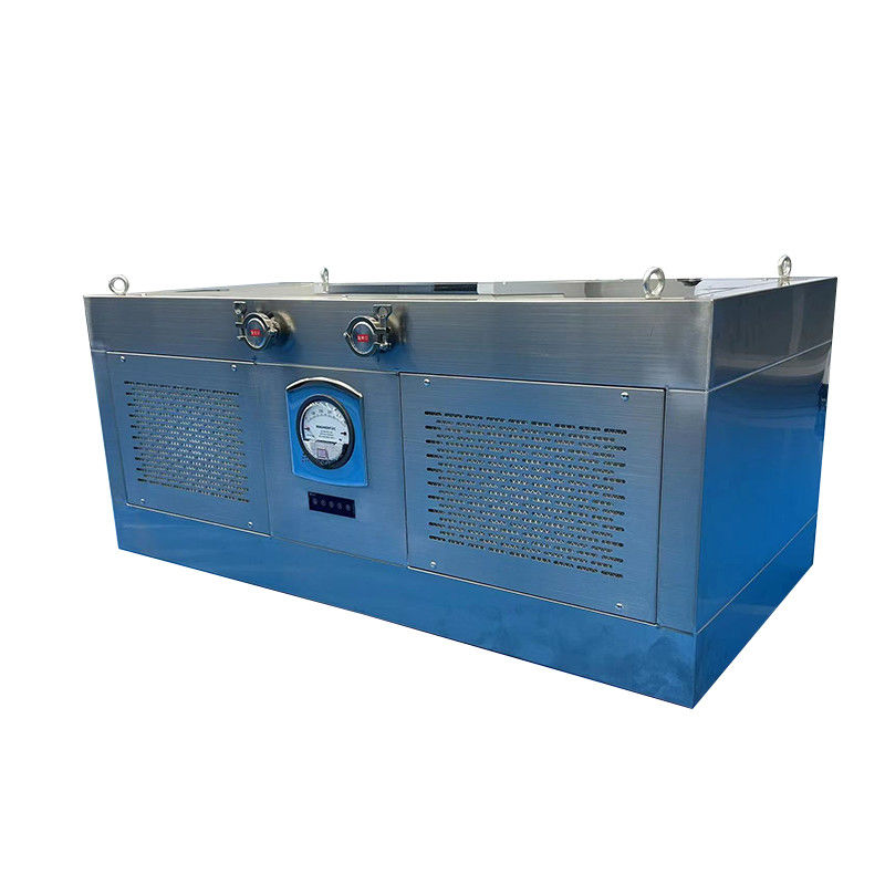 Farmaceutische kwaliteit Laminar Flow Hood H14 HEPA 99,9995% Efficiëntie & UV Sterilisatie voor aseptische verwerking