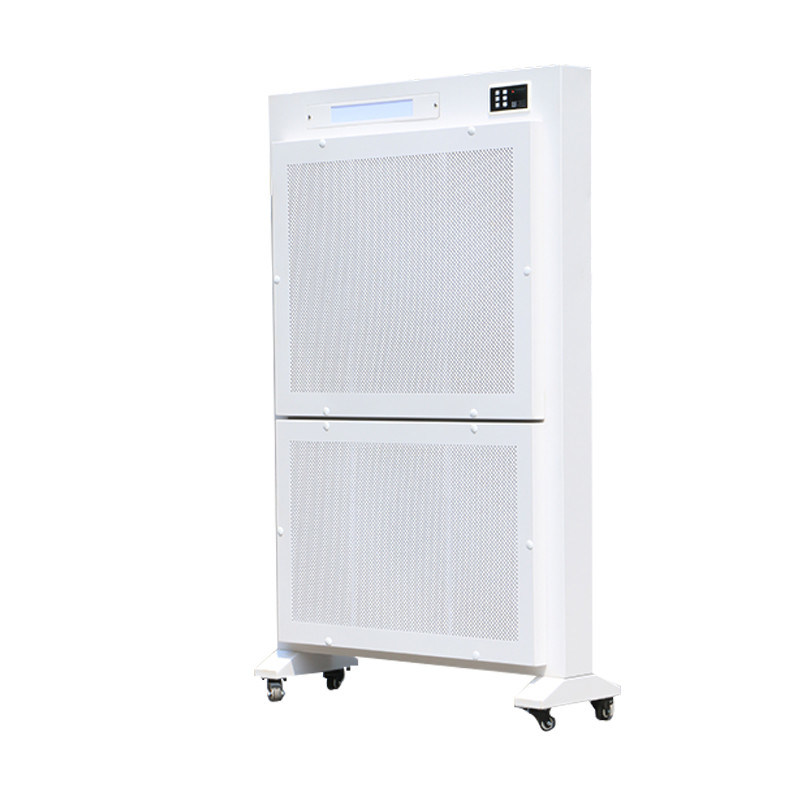 Luchtdesinfectiescherm van ziekenhuiskwaliteit met HEPA+UV-C-dodingspercentage en 120 W uitgangsvermogen voor ISO 14644-gecertificeerde omgevingen