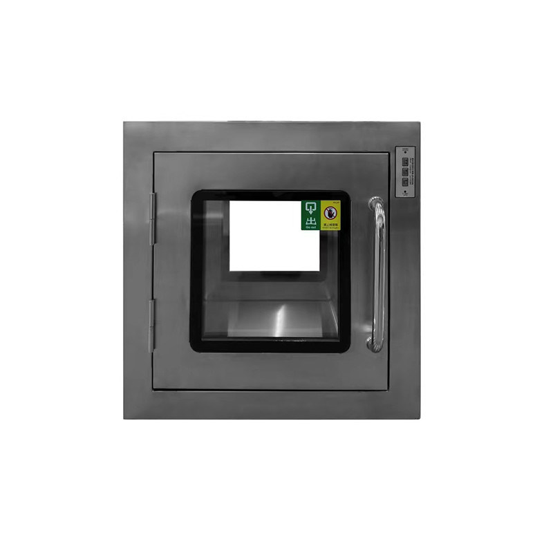 Stralingsbestendige overdrachtsluik met dubbele loodbeschermde kamers, loodgelijkwaardigheid 10-50 mm, en HEPA/ULPA-filtratie voor veilige materiaalbehandeling