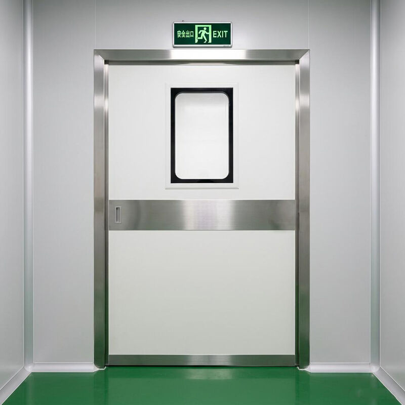 Industriële automatische stalen schuifdeur met een draagvermogen van 1500 kg IP65, weerbestendig en conform ISO 14644